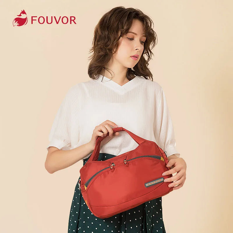 Women'S Nylon Bag 2025 New Fashion Large Capacity Shoulder Bags Oxford Handbag Ladies Casual Travel Canvas Tote 2587-10