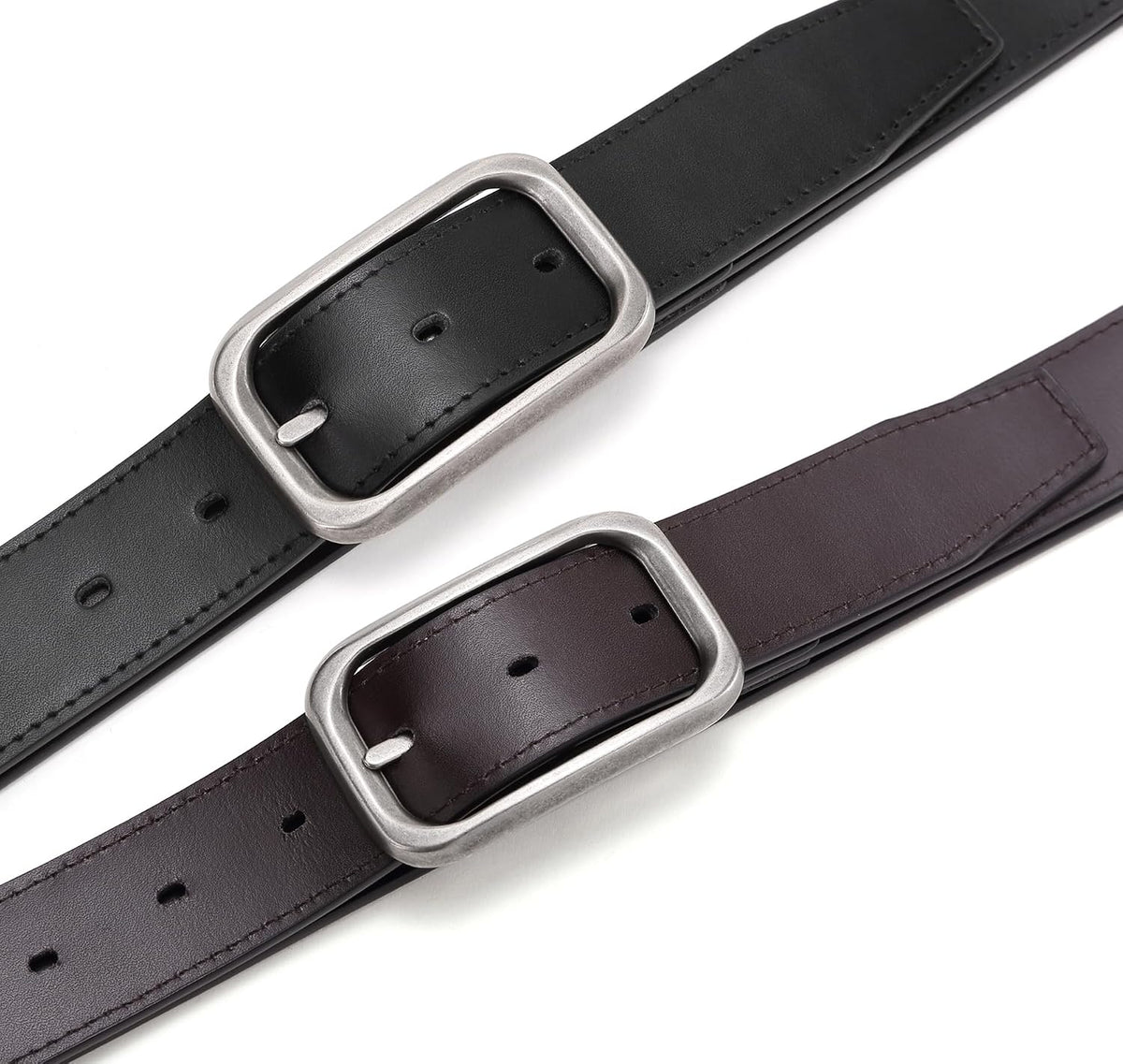 Men'S Jeans Belts Casual and Work Leather Dress Belt