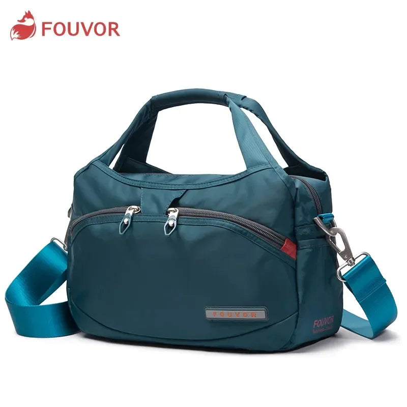 Women'S Nylon Bag 2025 New Fashion Large Capacity Shoulder Bags Oxford Handbag Ladies Casual Travel Canvas Tote 2587-10