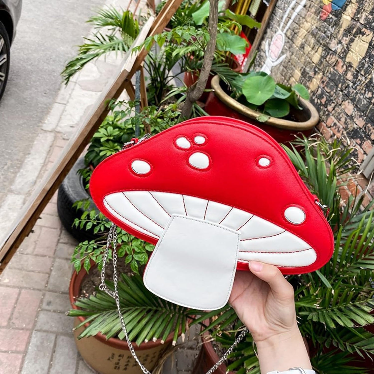 Mushroom Crossbody Purses, Cute Sweet