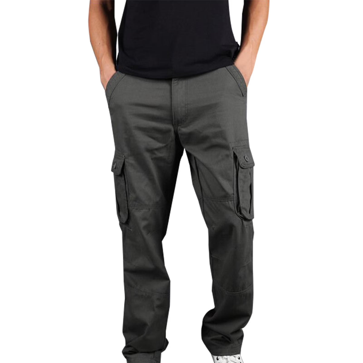 Mens Cargo Pants Big and Tall Multi Pockets Pants Work Work Trousers Classic Workwear Cargo Pants