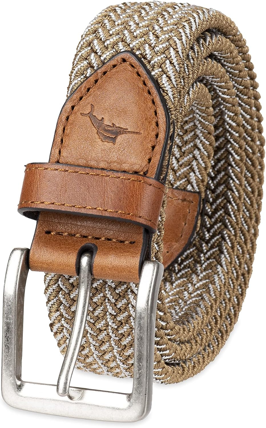 Tommy Bahama Men'S Two Tone Stretch Web Belt