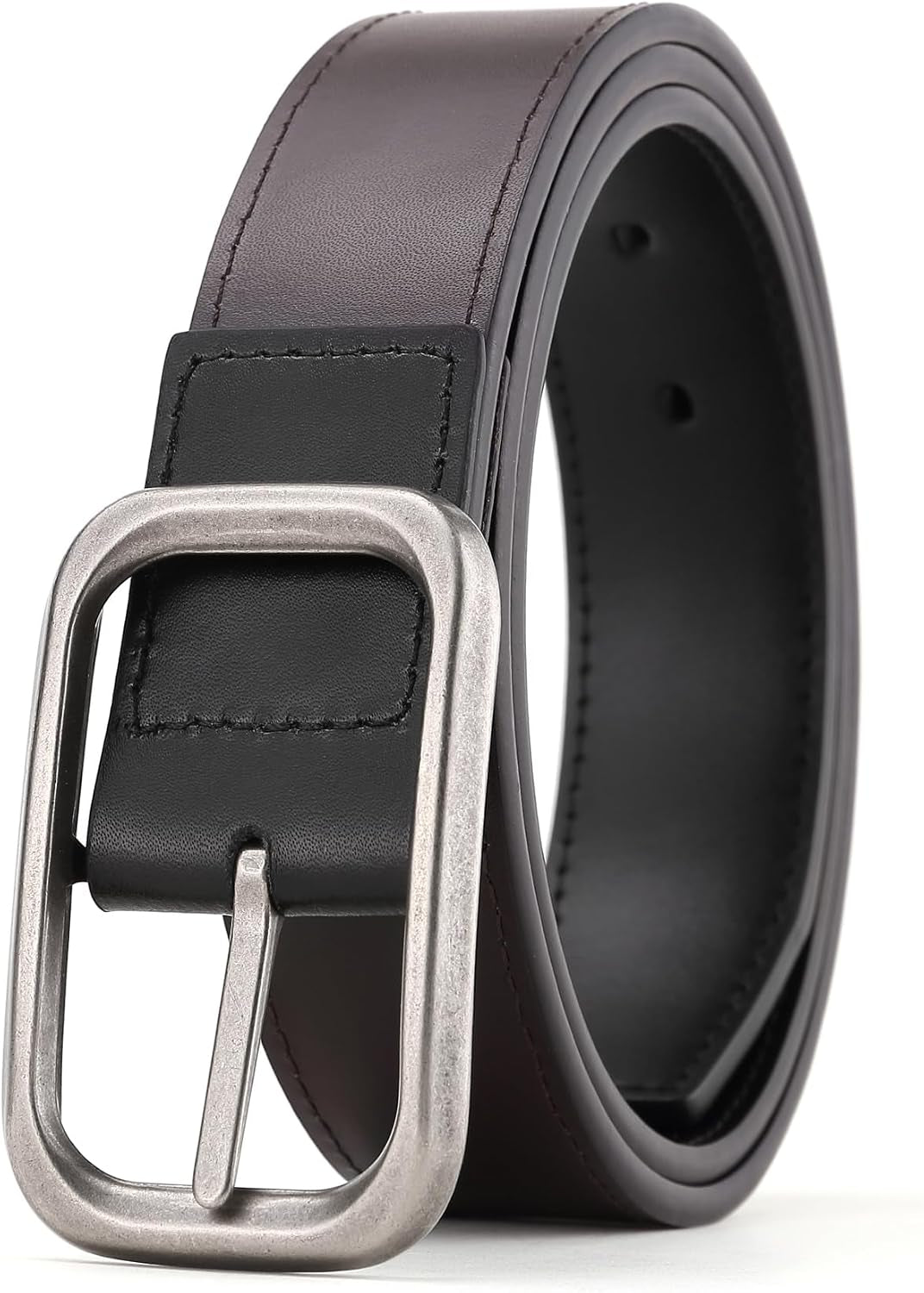 Men'S Jeans Belts Casual and Work Leather Dress Belt