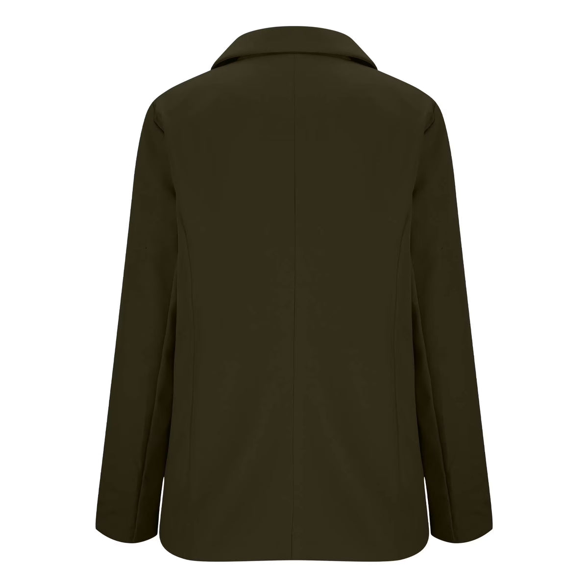 Suit Jackets for Women Business Casual Open Front Blazers Office Work Lightweight Coats Long Sleeve Cardigan, Army Green, XL