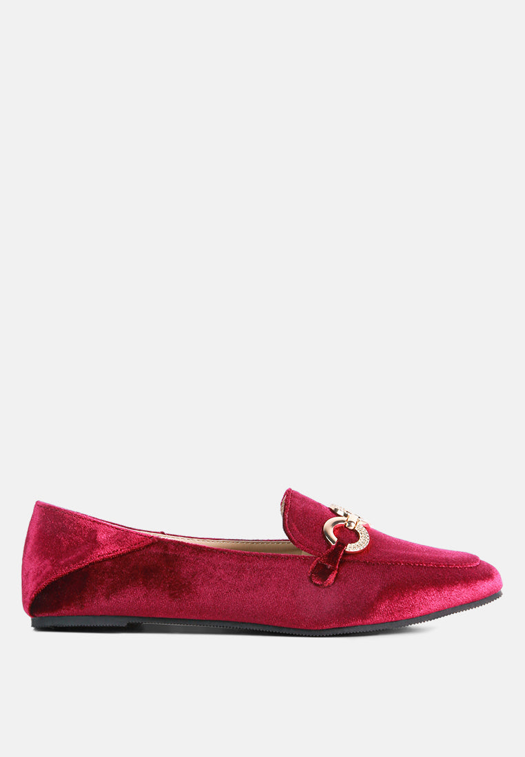 Wibele Croc Textured Metal Show Detail Loafers