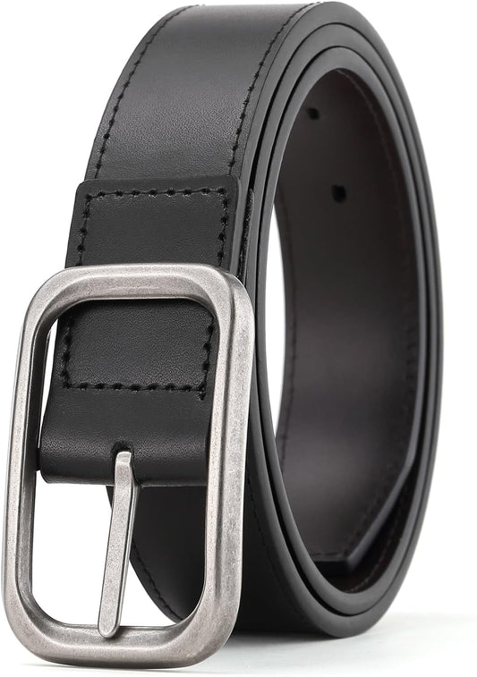 Men'S Jeans Belts Casual and Work Leather Dress Belt