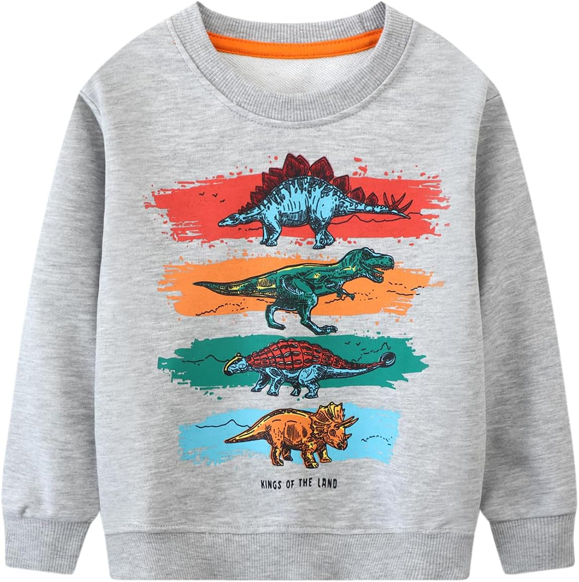 Baby Toddler Boy'S Cotton Crewneck Sweatshirt Christmas Clothing 1-7Y