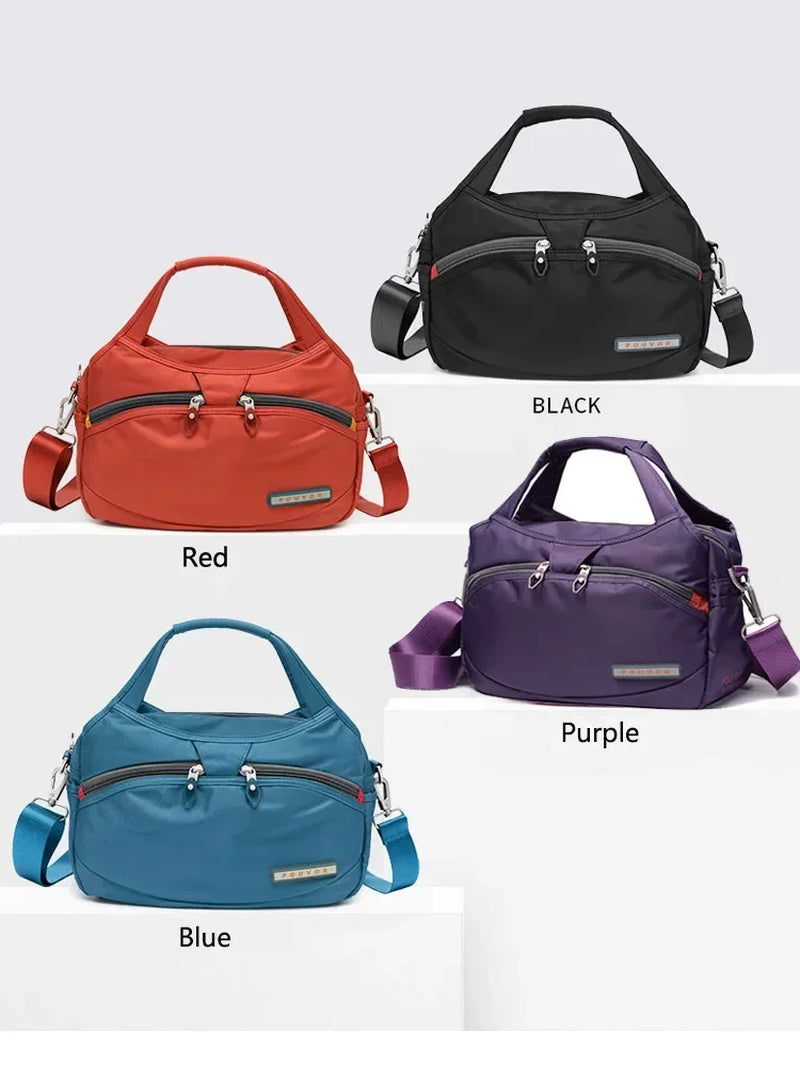 Women'S Nylon Bag 2025 New Fashion Large Capacity Shoulder Bags Oxford Handbag Ladies Casual Travel Canvas Tote 2587-10